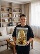 Шоколадный яйцо в золоте. - Шоколадный подарок 